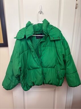 Green Puffer Jacket
